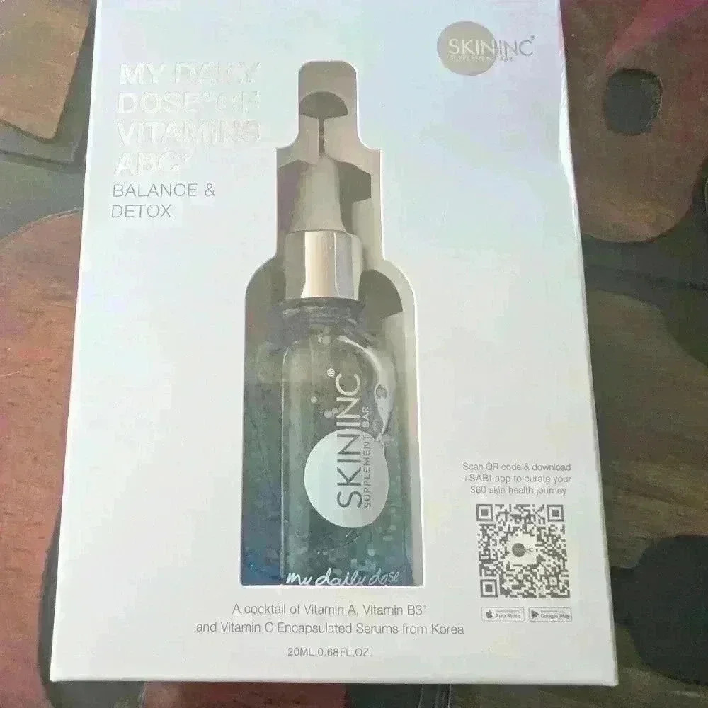 NIB SkinInc My Daily Dose of Vitamins ABC Balance & Detox
